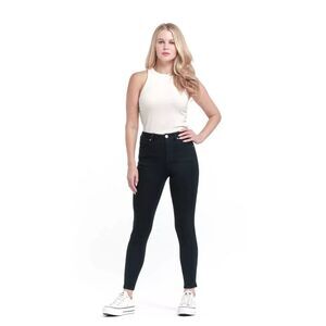 1822 Butter Denim Black Skinny Ankle Jean Pants Size 16 NWT